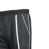 Cotton jogger pants loose fit for men in black color with white strip zoom in 1