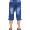 Blue-Men-Denim-Knee-Length-Shorts-Pakistan