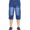 Blue-Men-Denim-Knee-Length-Shorts-Pakistan