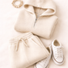 waffle knit kids tracksuit cotton blend lounge set